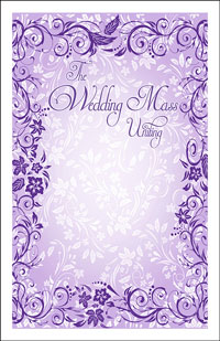 Wedding Program Cover Template 11B - Graphic 4